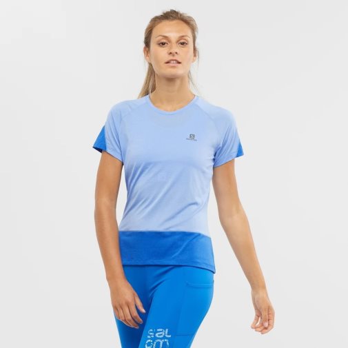 Blue Salomon Cross Run Short Sleeve Women's T-Shirts | IE OI7034